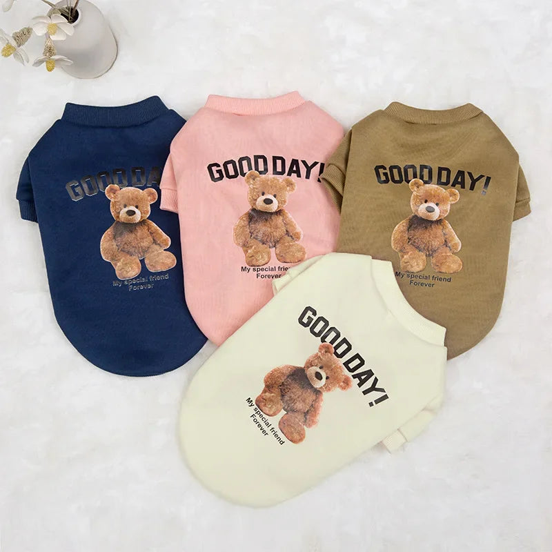 Camisola de urso fofa para animais de estimação